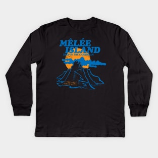 Mêlée Island (Dark Variant) Kids Long Sleeve T-Shirt